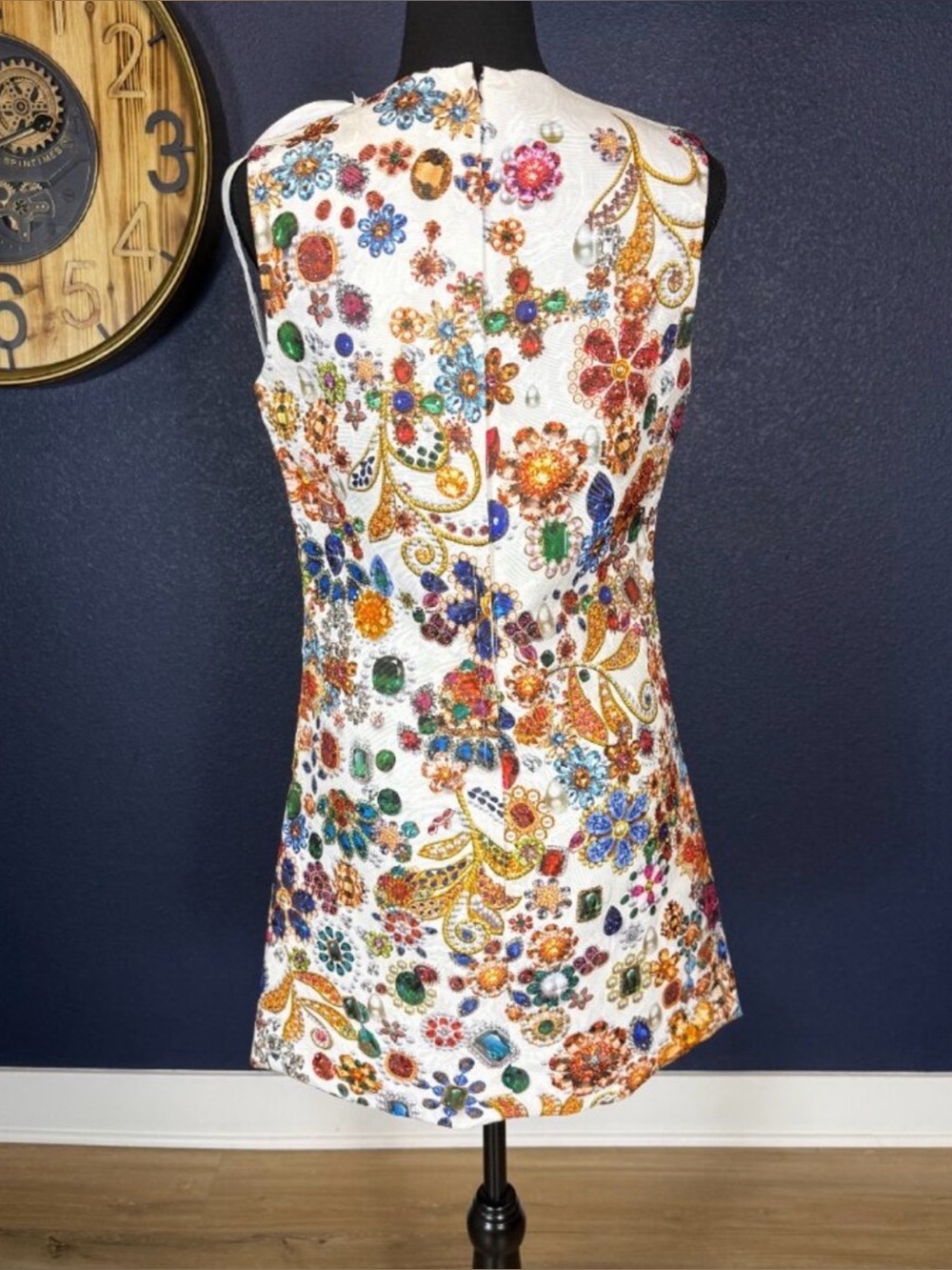 Bella Barnett NWT Gio Diamante Mini Dress Size Medium - Picture 5 of 9